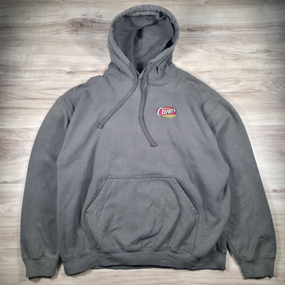 Raising Canes Grey Hoodie